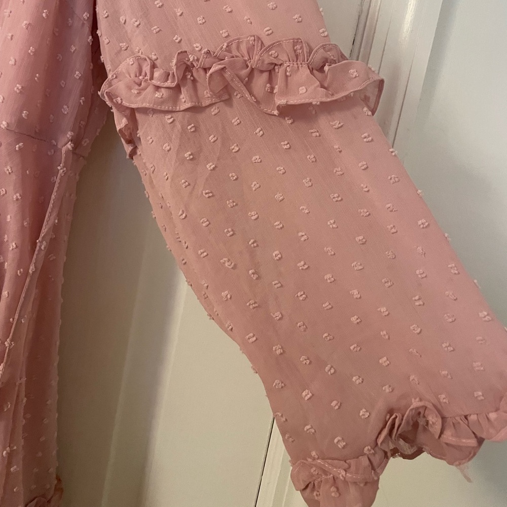 Pink Ruffle Dress - Picture 5 of 8